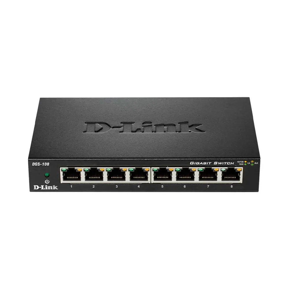 سوئیچ گیگابیتی 8 پورت DGS-108 دی-لینک