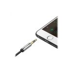 کابل 1 به 1 صدا AUX یک سر 90 درجه یوگرین مدل AV119-10596 طول 0.5 متر