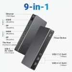 داک استیشن 100 وات 9 پورت USB-C یوگرین مدل CM615-90912