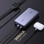 پاور بانک 145 وات سه پورت 25000mAh یوگرین مدل PB205 کد 90597A همراه با کابل USB-C