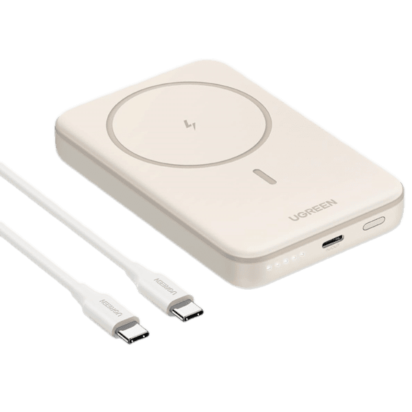 پاور بانک بی سیم مغناطیسی مینی 20 وات و 10000mAh یوگرین مدل PB561 کد 25208