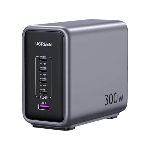 شارژر رومیزی 300 وات Nexode با 5 پورت یوگرین مدل CD333 کد 90903 با دو شاخه EU