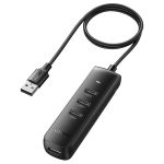 هاب 4 پورت USB 3.0 یوگرین مدل CM416-80657 با 4 پورت Type-A و پورت Micro-USB برای تامین برق