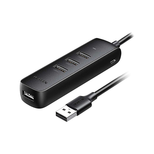 هاب 4 پورت USB 3.0 یوگرین مدل CM416-80657 با 4 پورت Type-A و پورت Micro-USB برای تامین برق