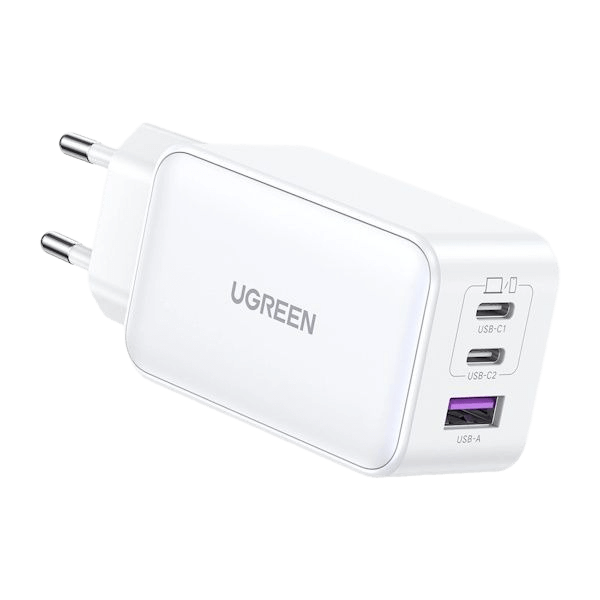 شارژر دیواری 65 وات با دو پورت USB-C و یک پورت USB-A یوگرین مدل CD244