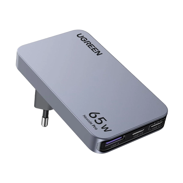 شارژر دیواری 65 وات با دو پورت USB-C و یک پورت USB-A یوگرین مدل X753 کد 25356