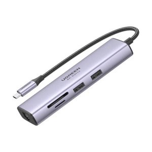 هاب 7 پورت Type-C یوگرین مدل CM512-60515