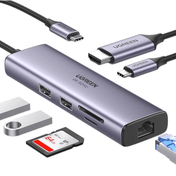 هاب 7 پورت USB-C یوگرین مدل CM512