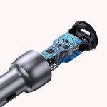 شارژر فندکی یوگرین مدل CD213-60980 با 1 خروجی Type-A و 1 خروجی Type-C