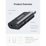 گیرنده و فرستنده بلوتوث صوتی یوگرین مدل CM523 کد 60300