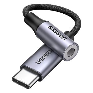 تبدیل Type-C به جک 3.5 میلی متر TRRS (دیجیتال) یوگرین مدل 80154-AV161